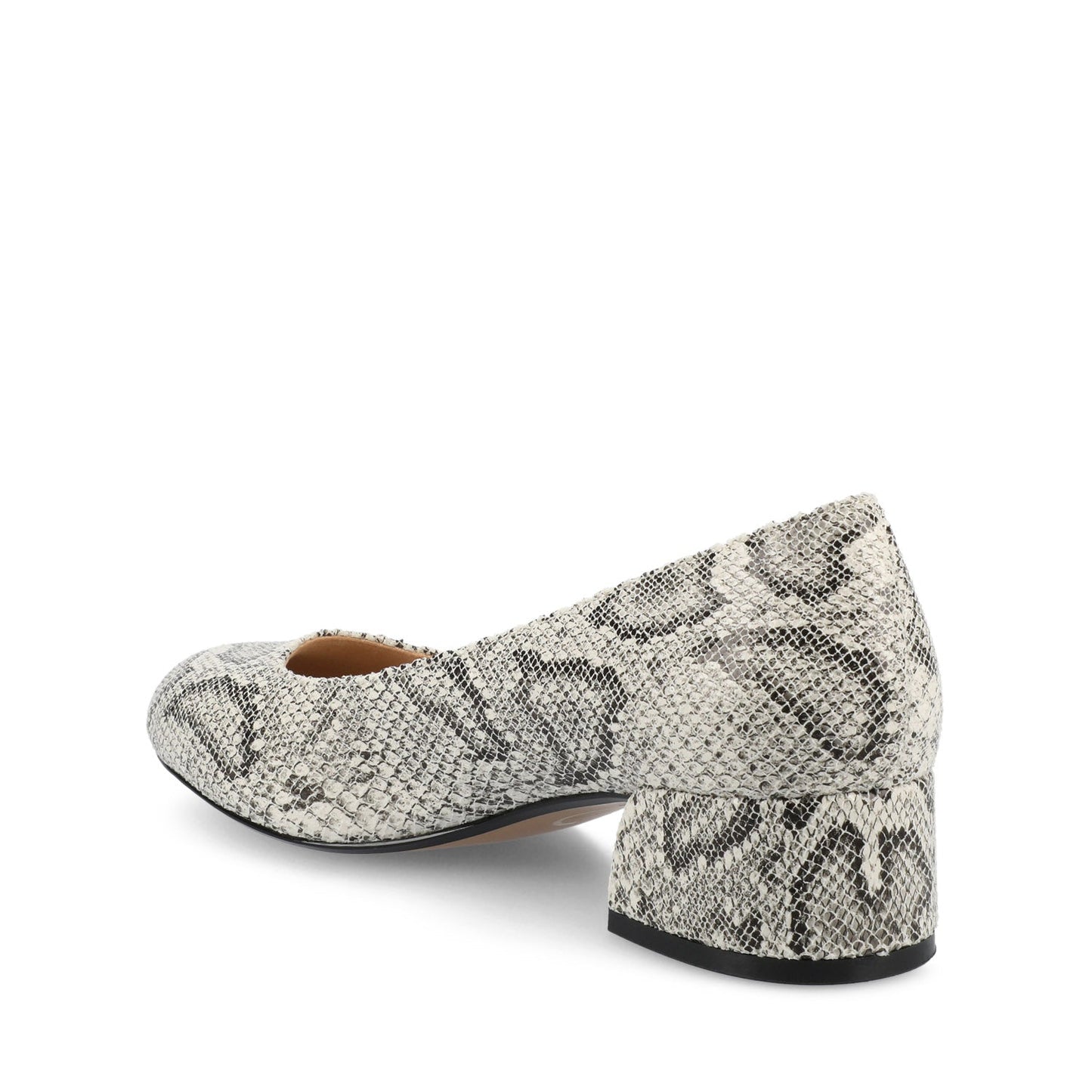 Journee SAAR II VEGAN LEATHER PUMP HEELS IN WIDE - Snake