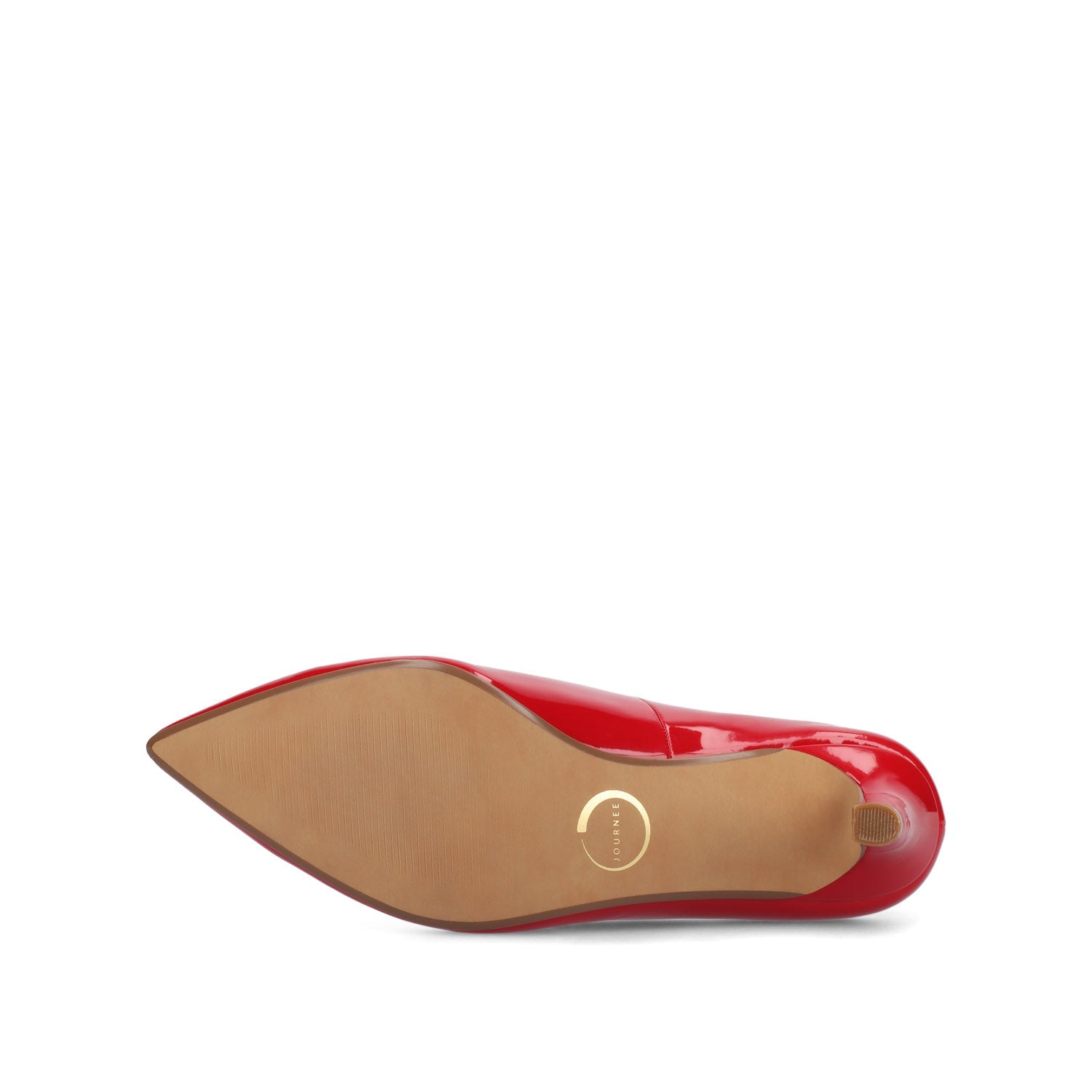 Journee SCYLEE PATENT STILETTO HEELS IN WIDE - Red Patent