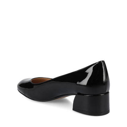 Journee SAAR II PATENT PUMP HEELS IN WIDE - Black Patent