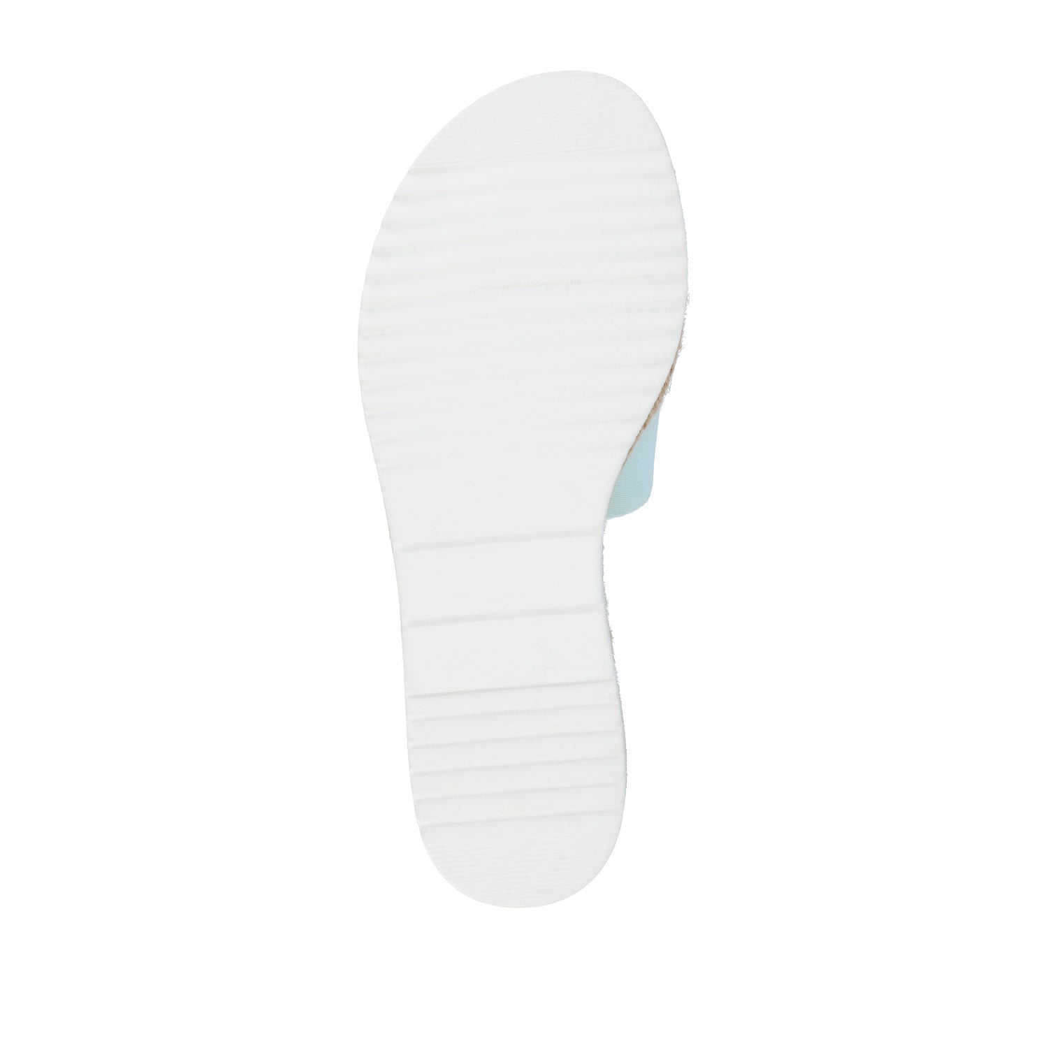 Journee ROSEY ESPADRILLE WEDGE HEELED SLIDE SANDALS IN STATEMENT - Blue