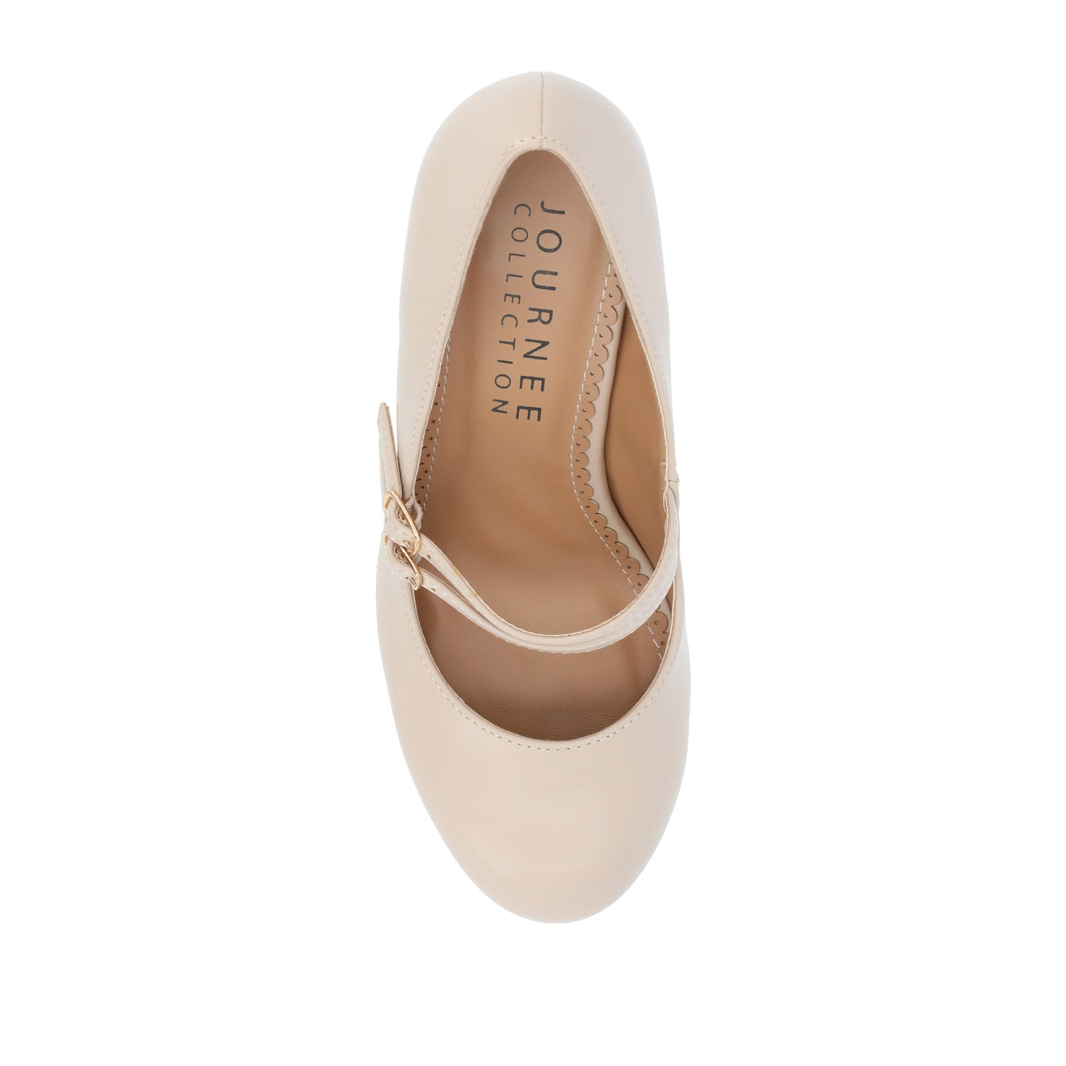 Journee WINDY MARY JANE PUMP HEELS IN STATEMENT - Nude