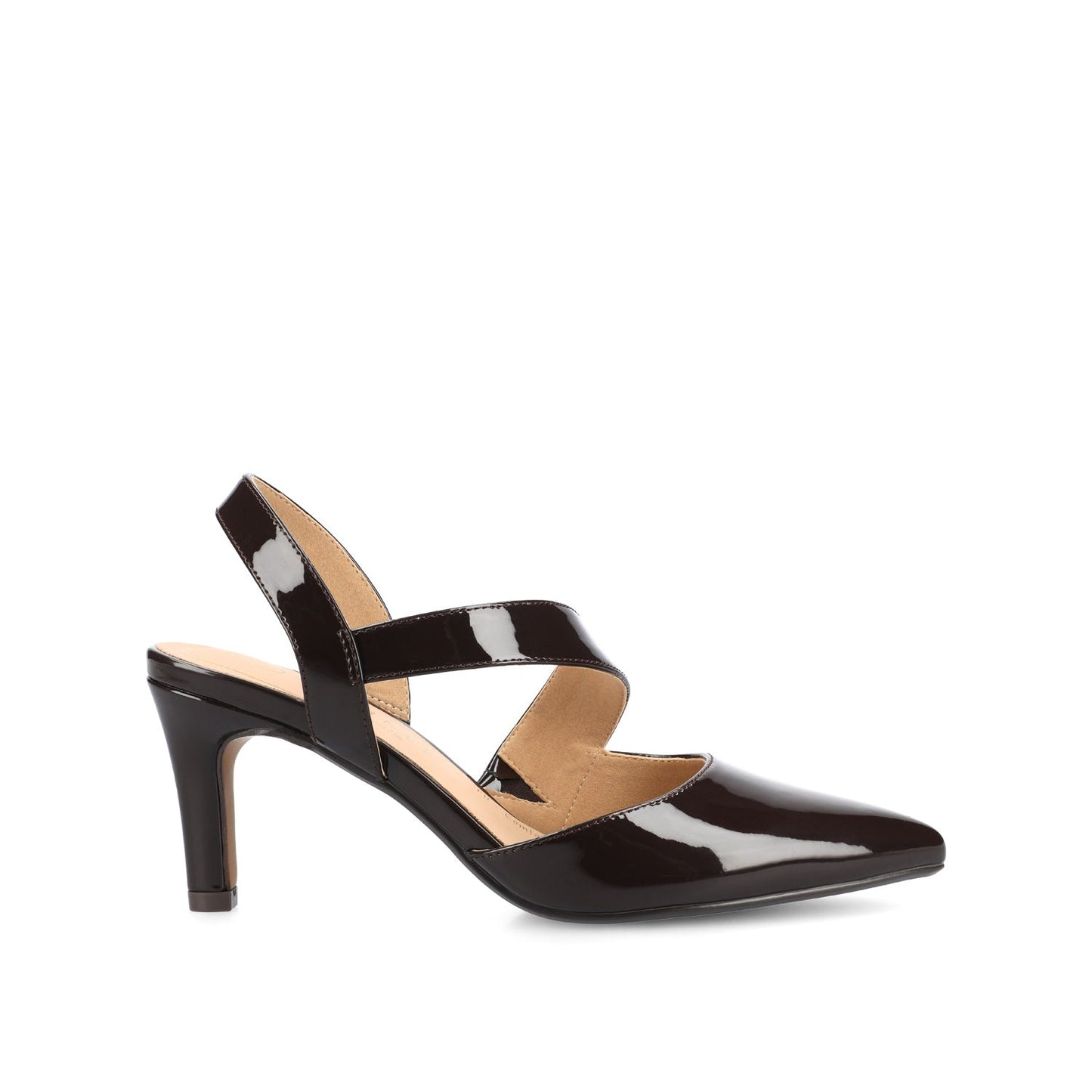 Journee SCARLETT STILETTO HEELS IN PATENT - Patent Chocolate