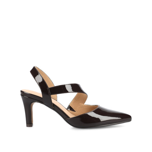 Journee SCARLETT STILETTO HEELS IN PATENT - Patent Chocolate