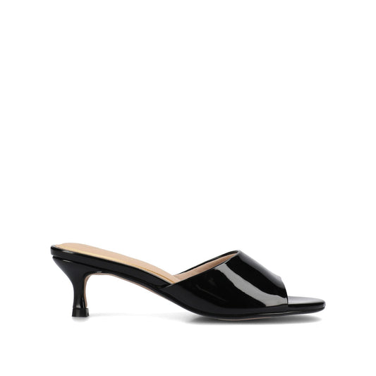 Journee JEYLAH DRESS HEELS - Black Patent