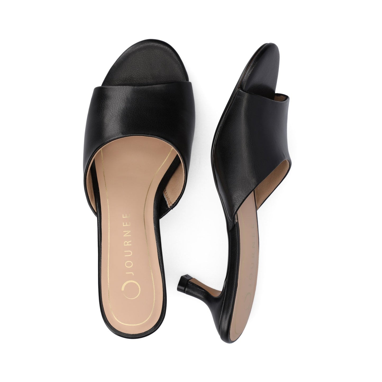 Journee JEYLAH DRESS HEELS - Black PU