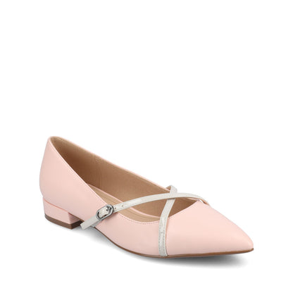 Journee CAMBY DRESS FLAT IN WIDE - Pink PU