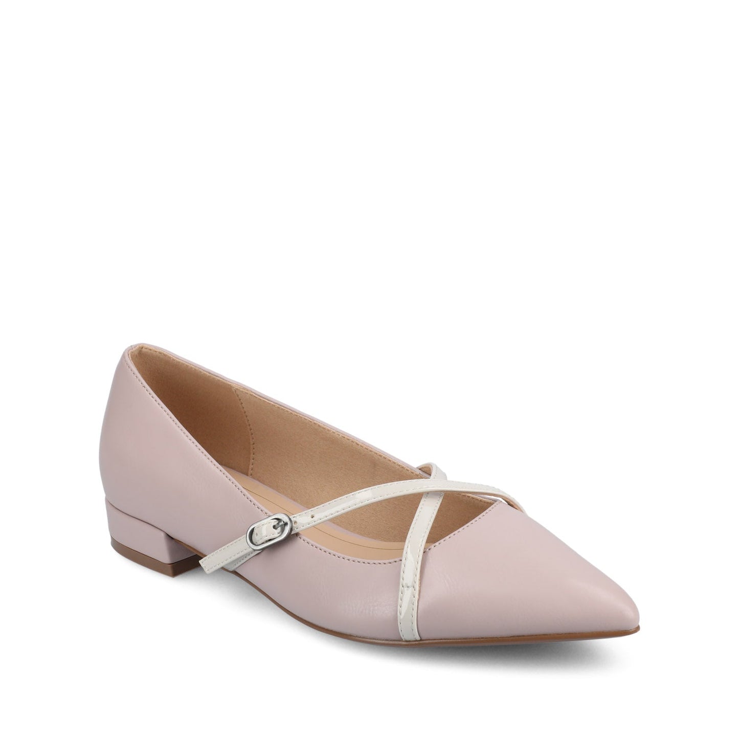 Journee CAMBY DRESS FLAT IN WIDE - Lilac PU