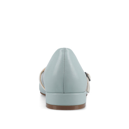 Journee CAMBY DRESS FLAT IN WIDE - Blue PU