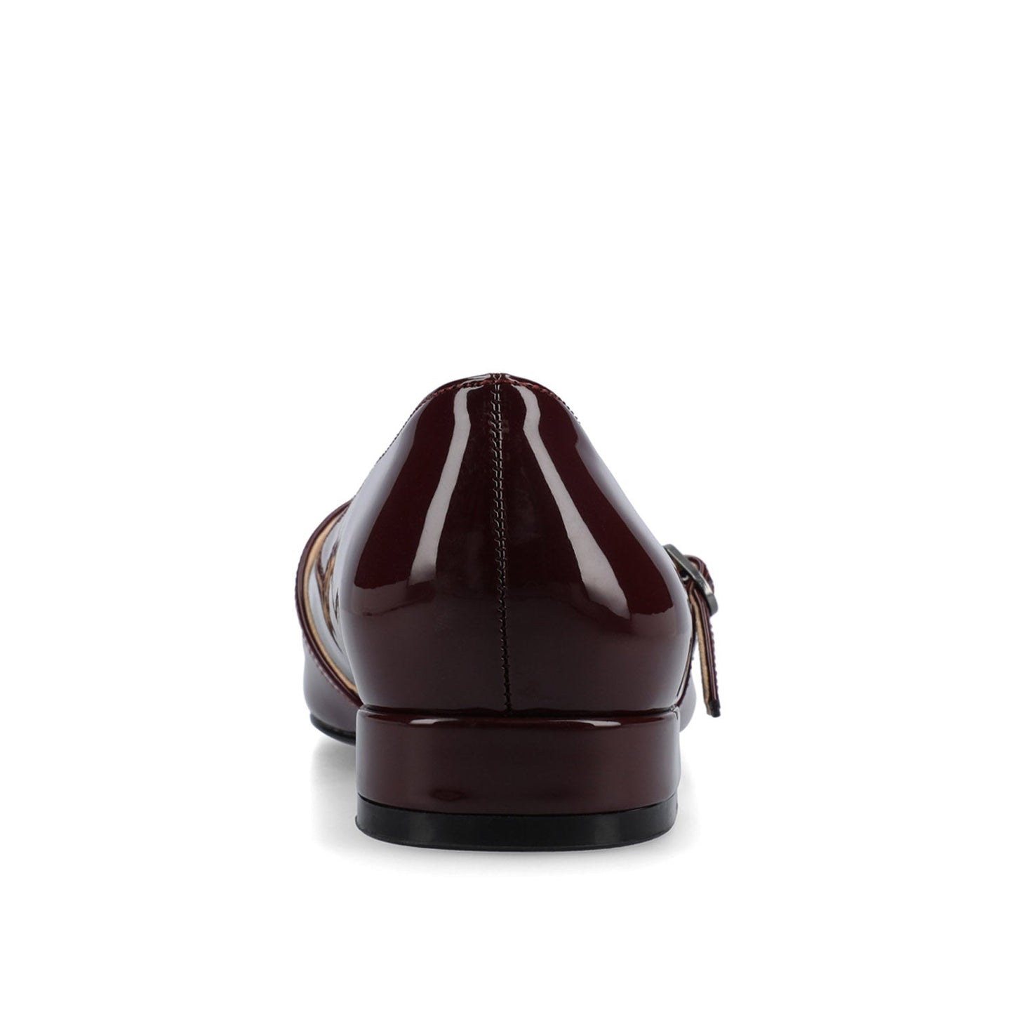 Journee CAMBY DRESS FLAT IN WIDE - Oxblood Patent