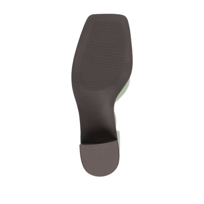 Journee EVANGELINE PATENT HEELS IN WIDE - Patent Green