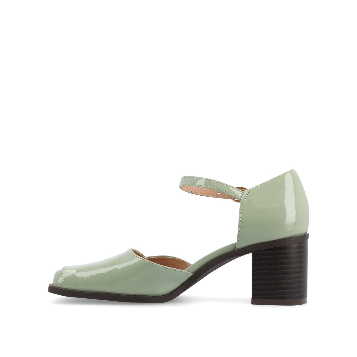 Journee EVANGELINE PATENT HEELS IN WIDE - Patent Green