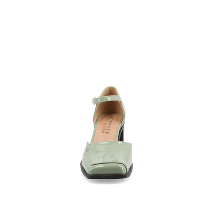Journee EVANGELINE PATENT HEELS IN WIDE - Patent Green