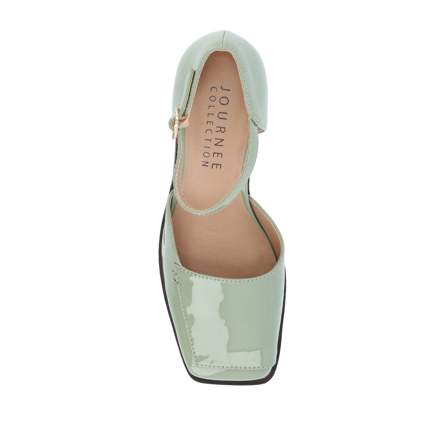 Journee EVANGELINE PATENT HEELS IN WIDE - Patent Green