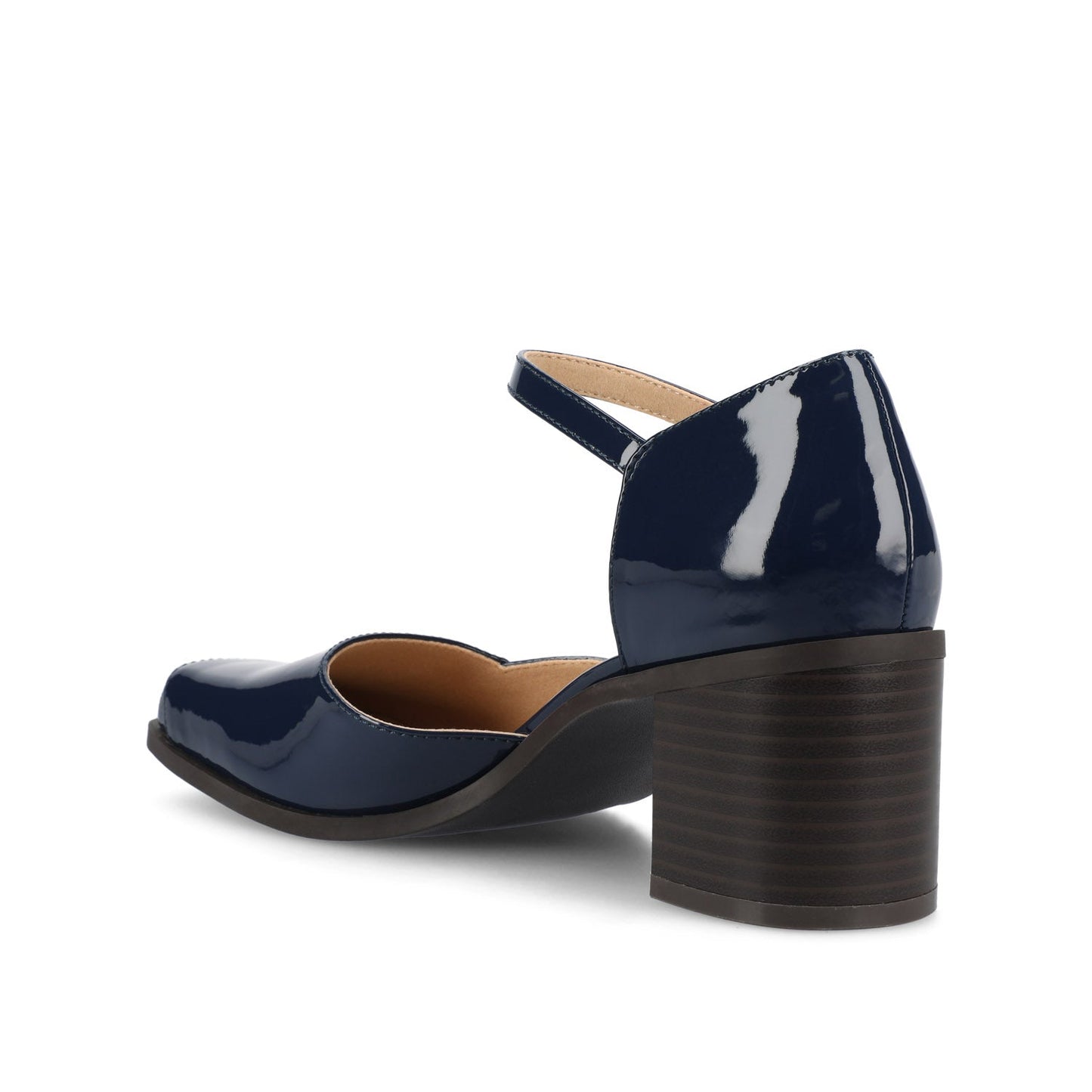Journee EVANGELINE PATENT HEELS IN WIDE - Patent Navy