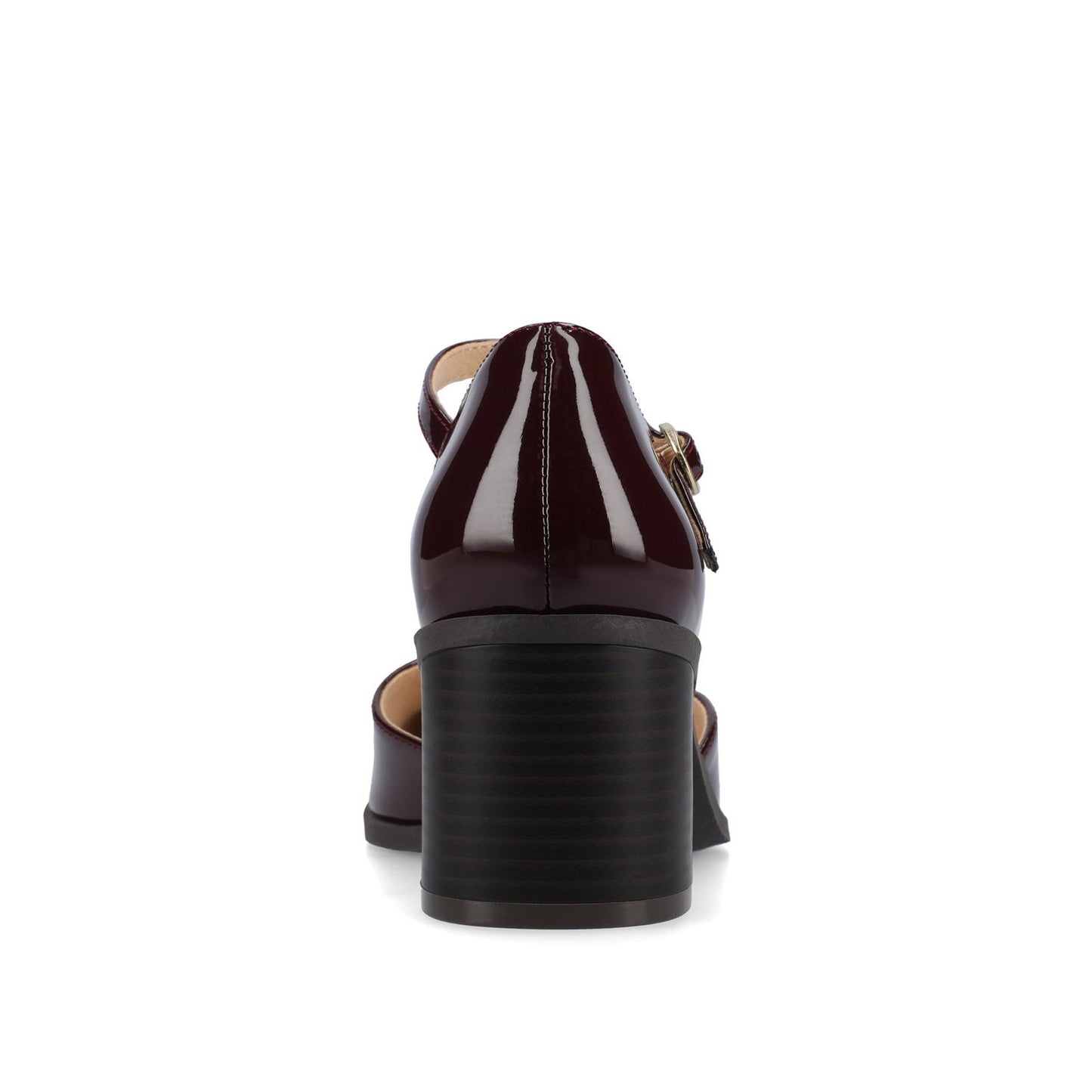 Journee EVANGELINE PATENT HEELS IN WIDE - Patent Chocolate