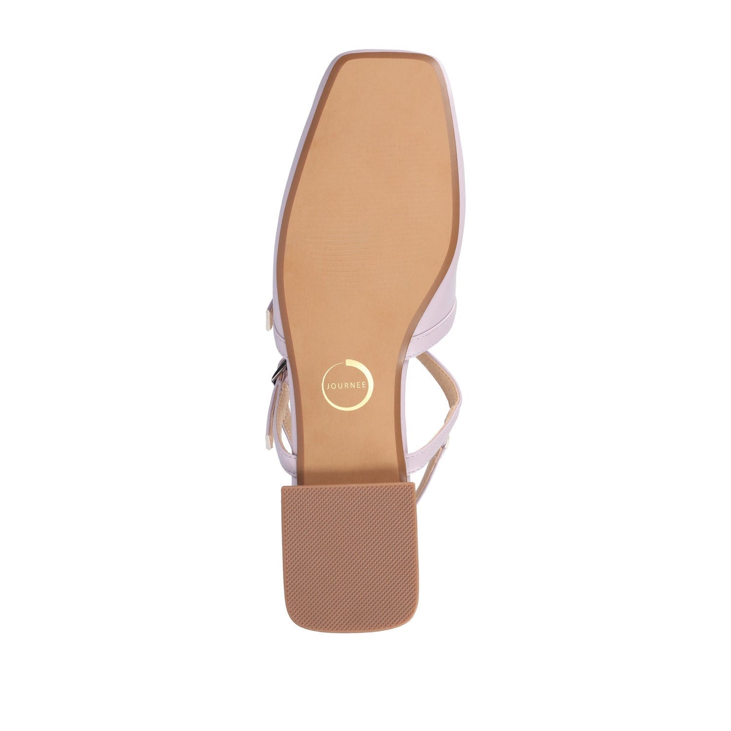 Journee GRETCHENN HEELED FLATS IN VEGAN LEATHER IN WIDE - Lilac PU