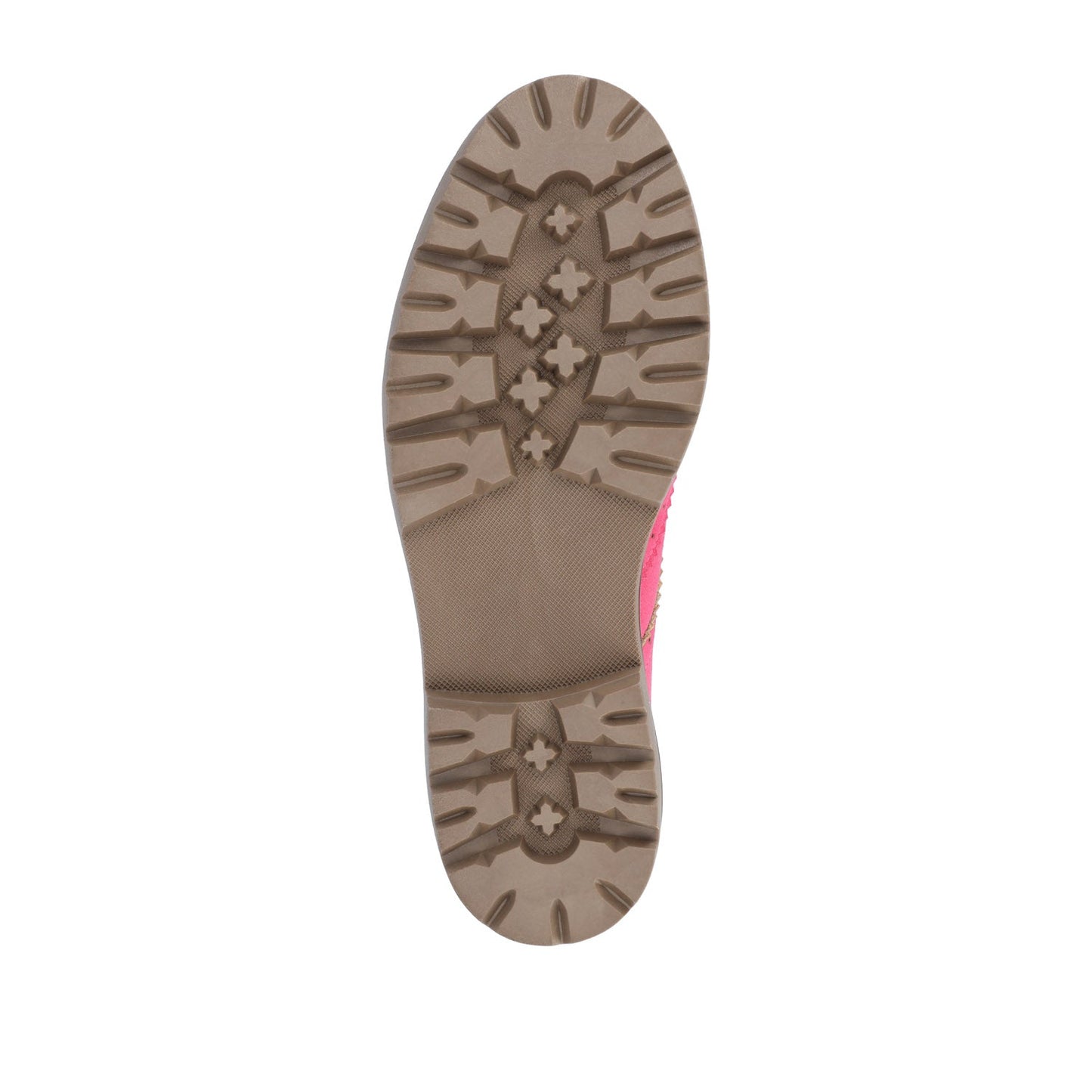 Journee CLAUDIYA OXFORD LOAFER FLATS IN WIDE - Pink Faux Suede