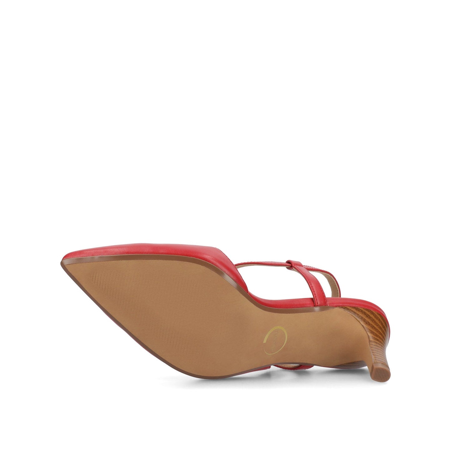 Journee SCIPIO STILETTO PUMP HEELS IN WIDE - Red PU