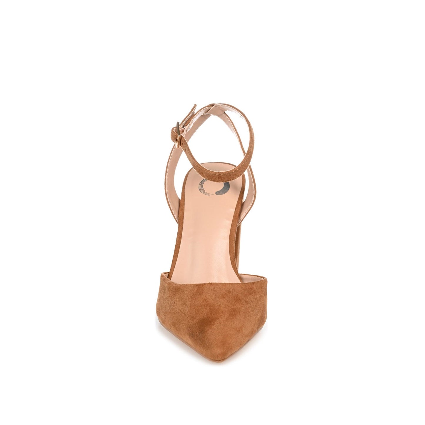 Journee TYYRA BLOCK HEELS IN FAUX SUEDE IN WIDE - Tan