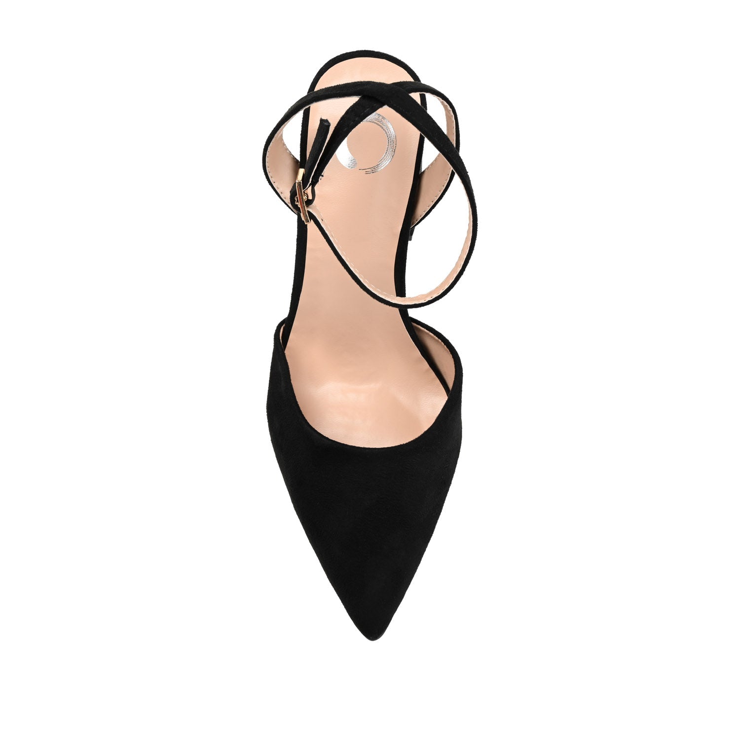 Journee TYYRA BLOCK HEELS IN FAUX SUEDE IN WIDE - Black