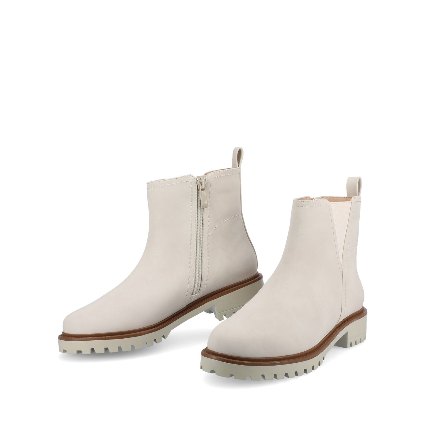Journee JUNNAH CHELSEA BOOTS IN WIDE - Bone