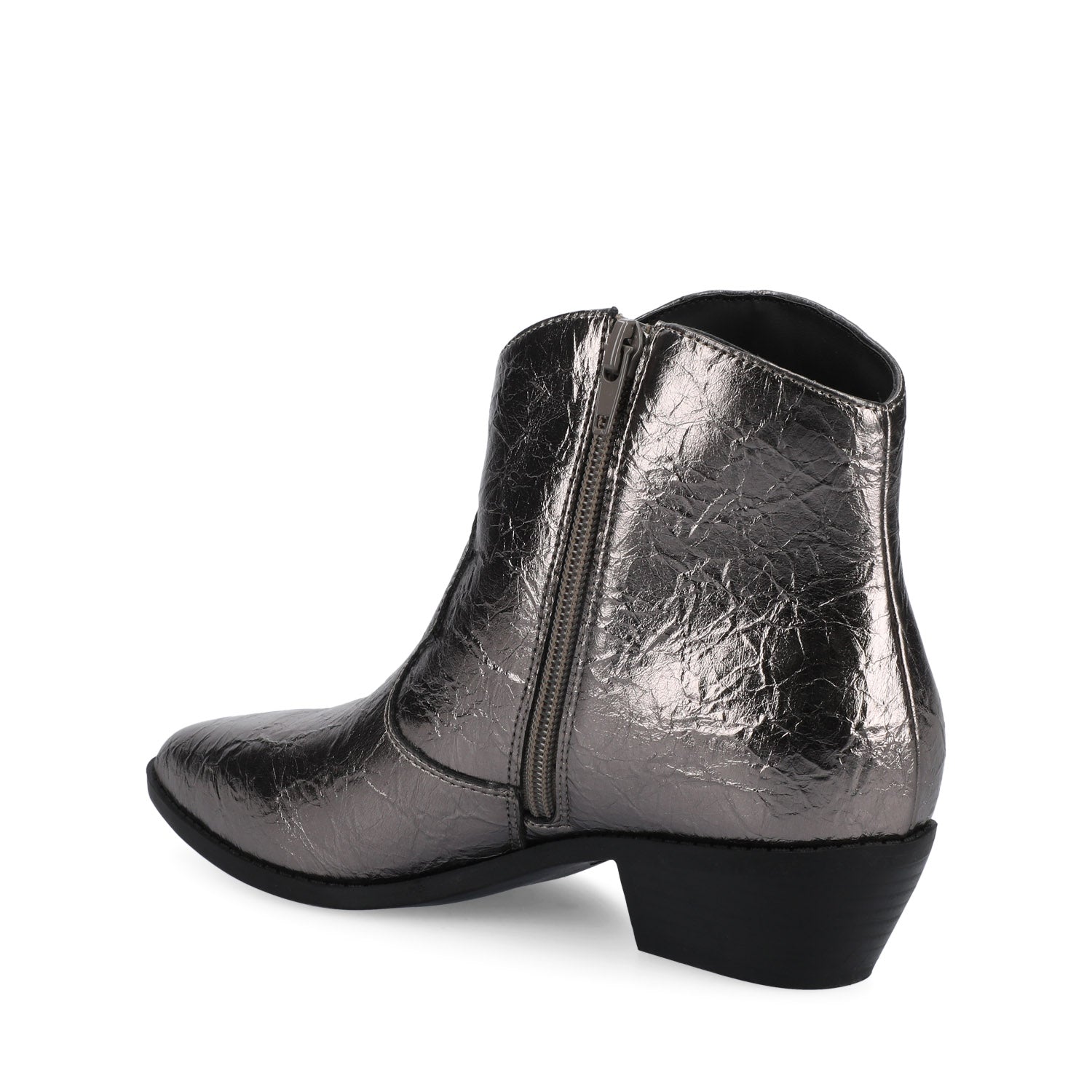 Journee TALIAH WESTERN ANKLE BOOTIES IN WIDE - Pewter