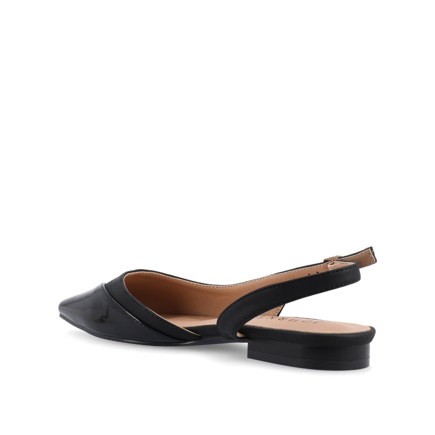 Journee DAPHNNE BALLET FLATS IN TWEED FABRIC IN WIDE - Black