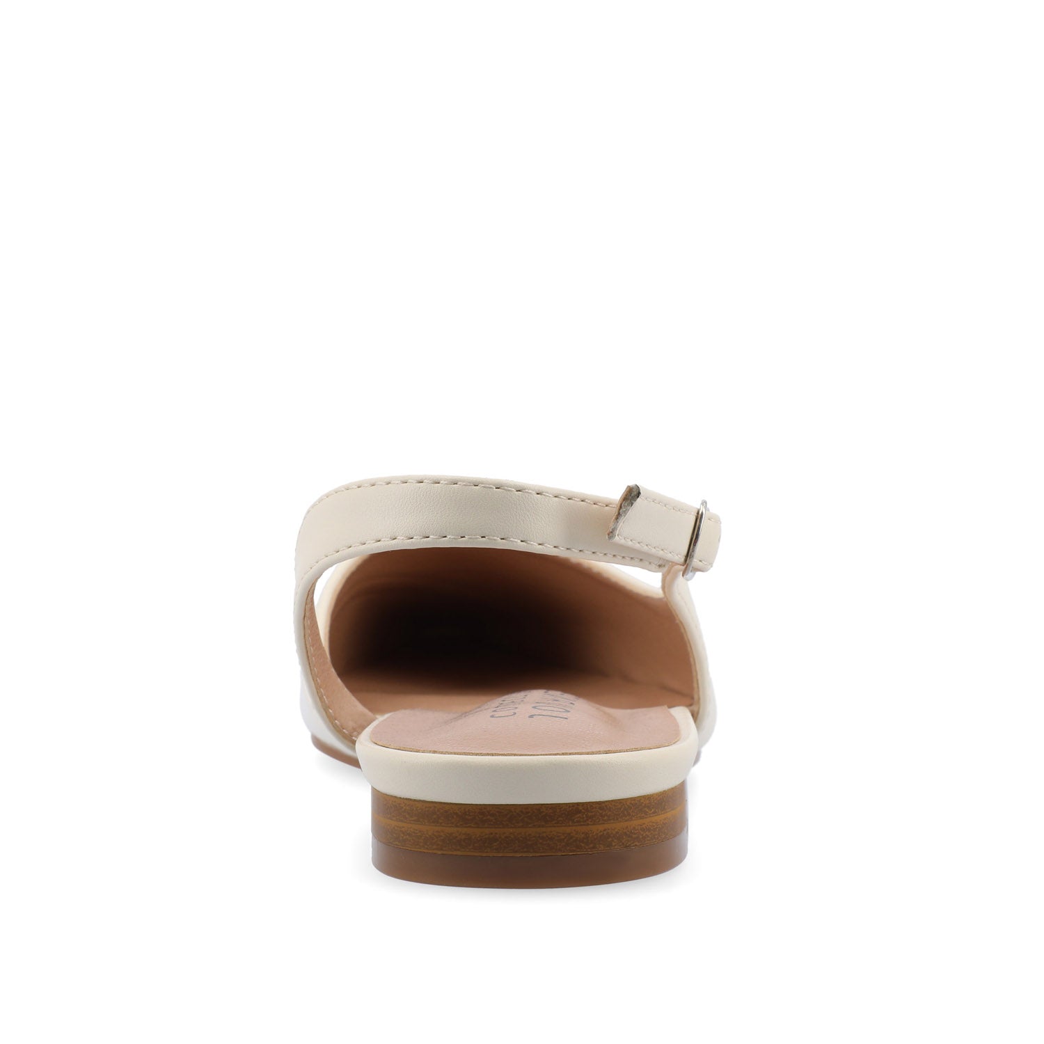 Journee DAPHNNE BALLET FLATS IN TWEED FABRIC IN WIDE - Ivory