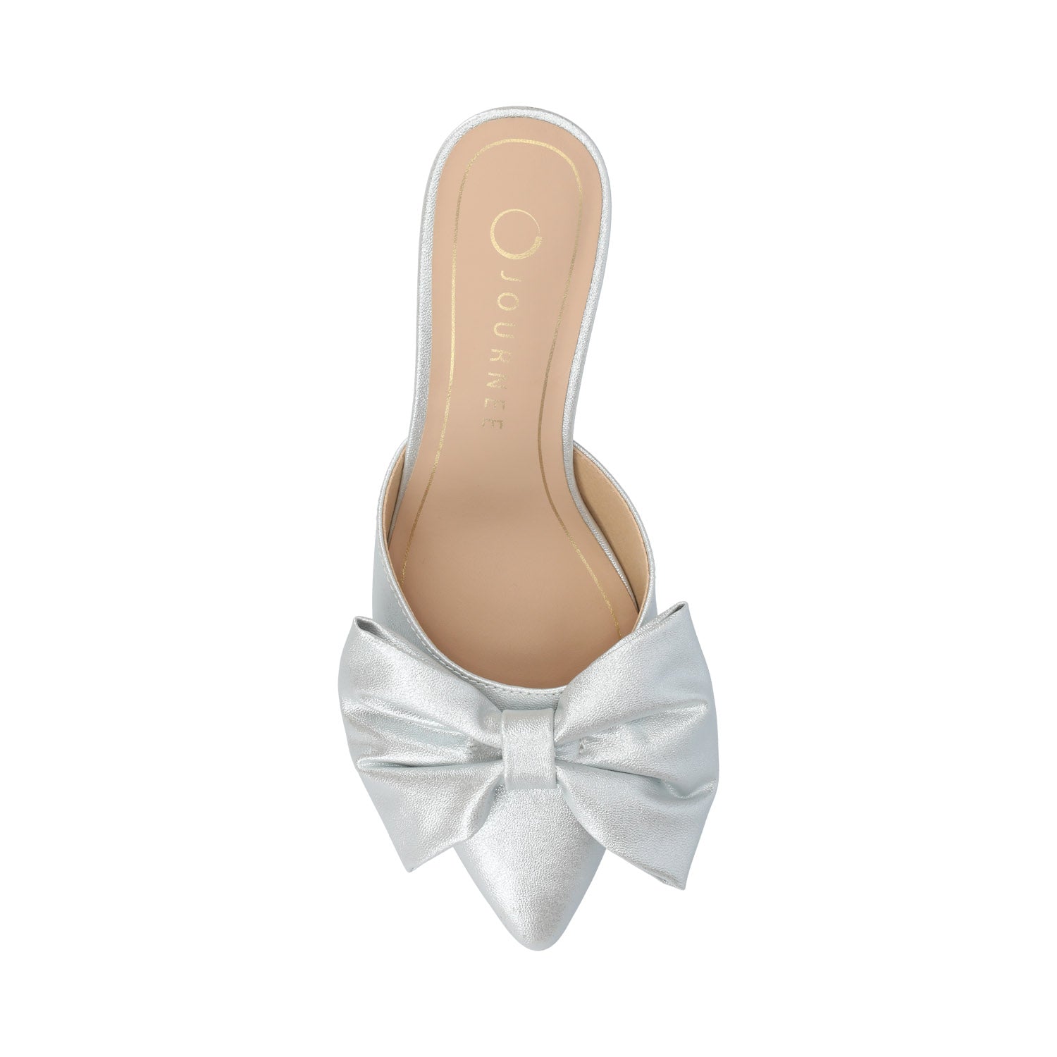 Journee TIARRA SPARKLE STILETTO HEELS IN WIDE - Silver Sparkle