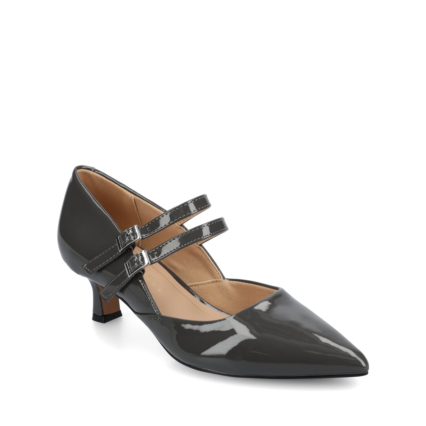 Journee CARNATION MARY JANE PUMPS IN WIDE - Charcoal