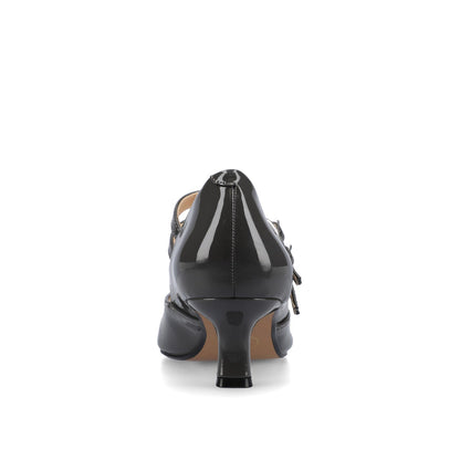 Journee CARNATION MARY JANE PUMPS IN WIDE - Charcoal