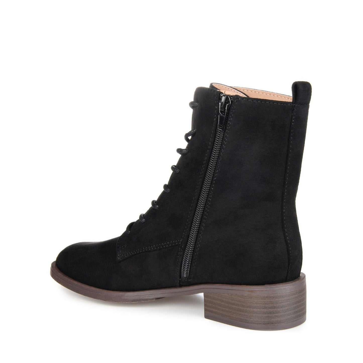 Journee VIENNA COMBAT BOOTIES IN WIDE - Black