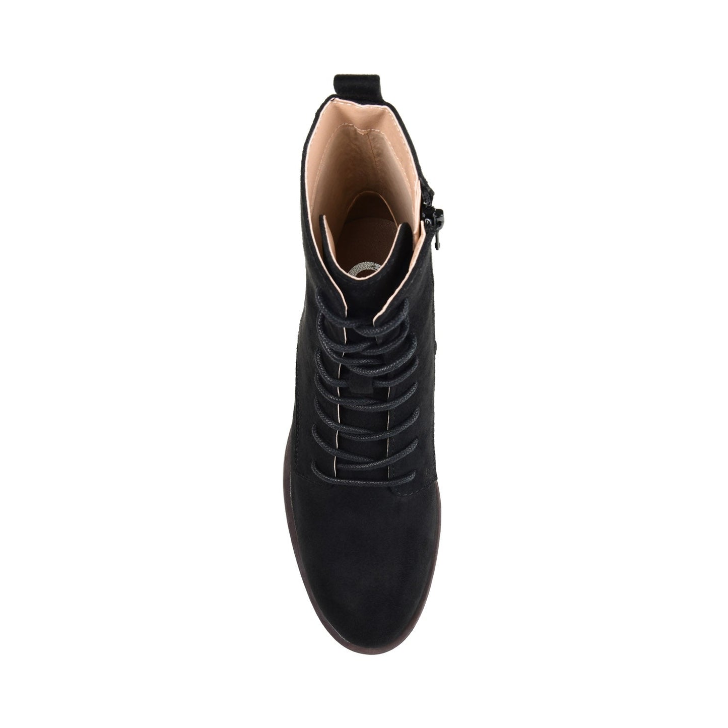 Journee VIENNA COMBAT BOOTIES IN WIDE - Black