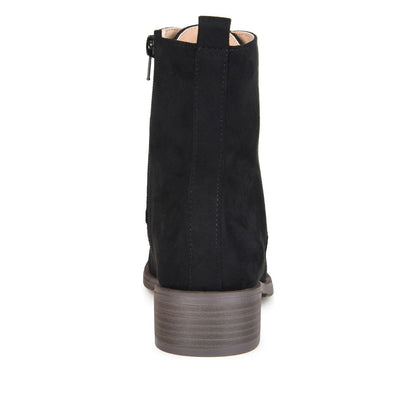 Journee VIENNA COMBAT BOOTIES IN WIDE - Black