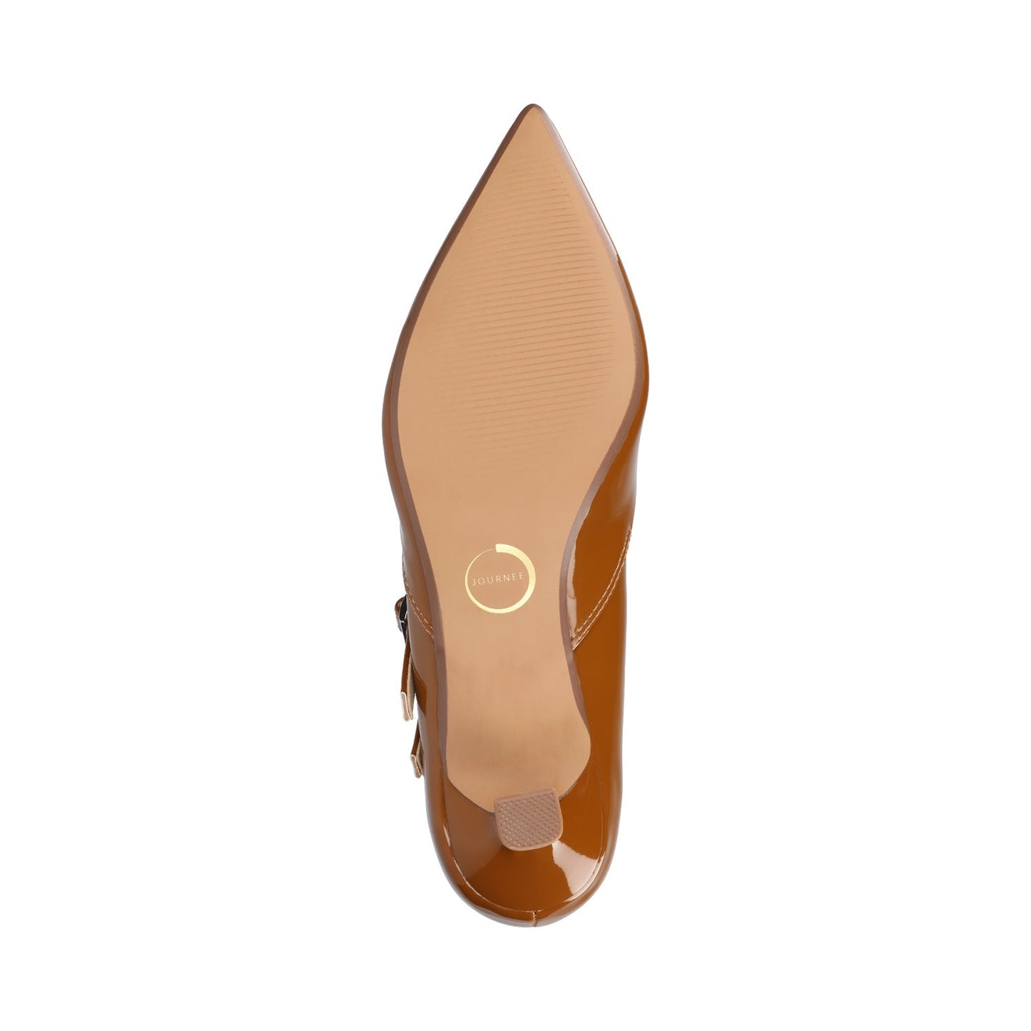 Journee CARNATION MARY JANE PUMPS IN WIDE - Cognac