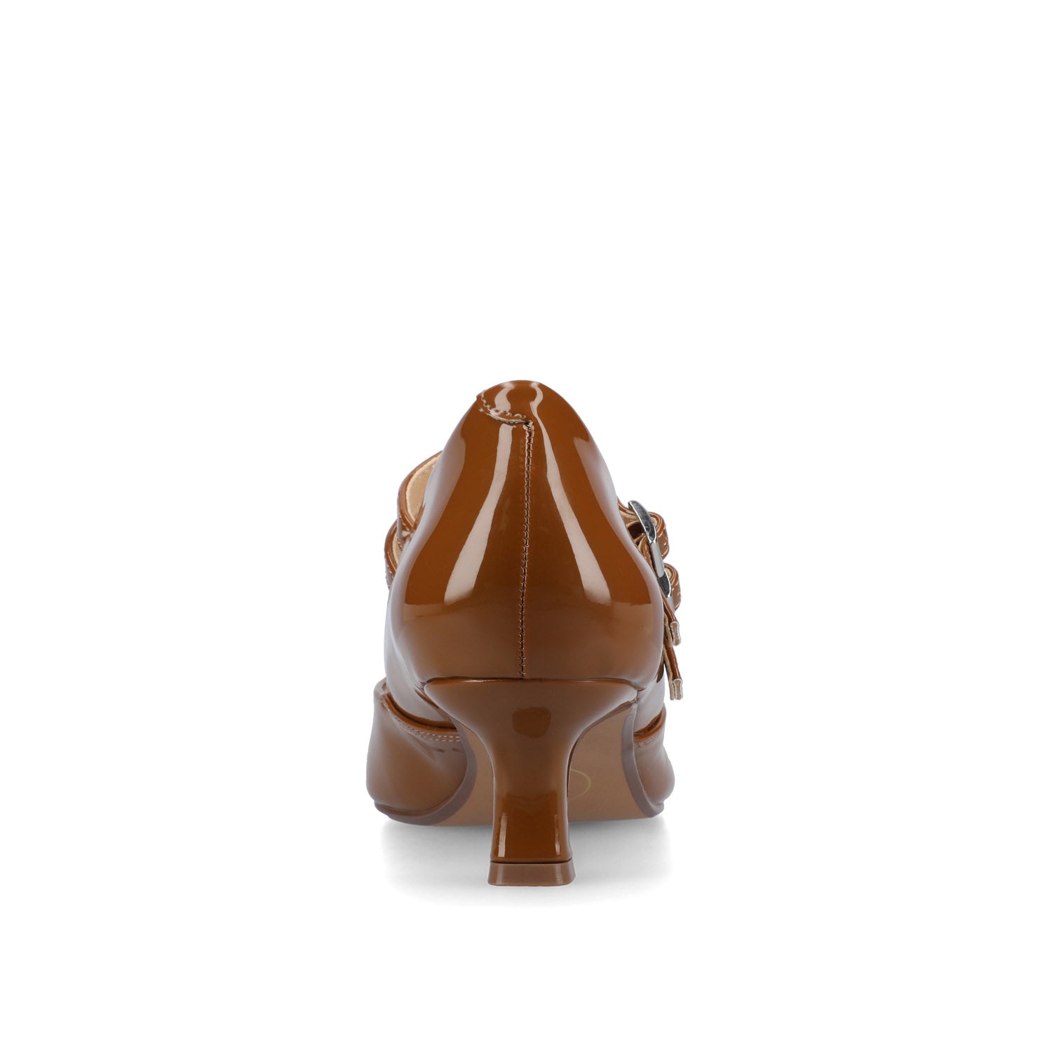 Journee CARNATION MARY JANE PUMPS IN WIDE - Cognac