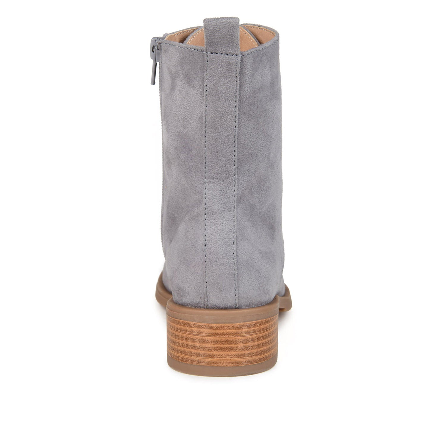 Journee VIENNA COMBAT BOOTIES IN WIDE - Grey