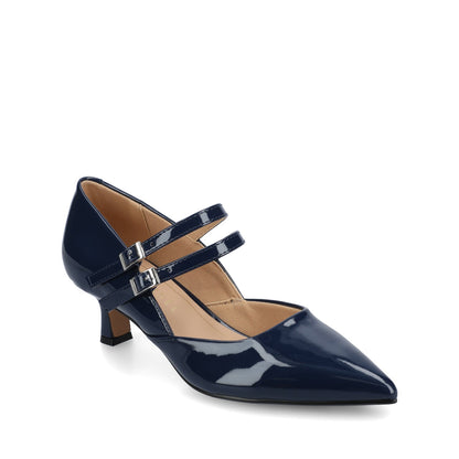 Journee CARNATION MARY JANE PUMPS IN WIDE - Navy