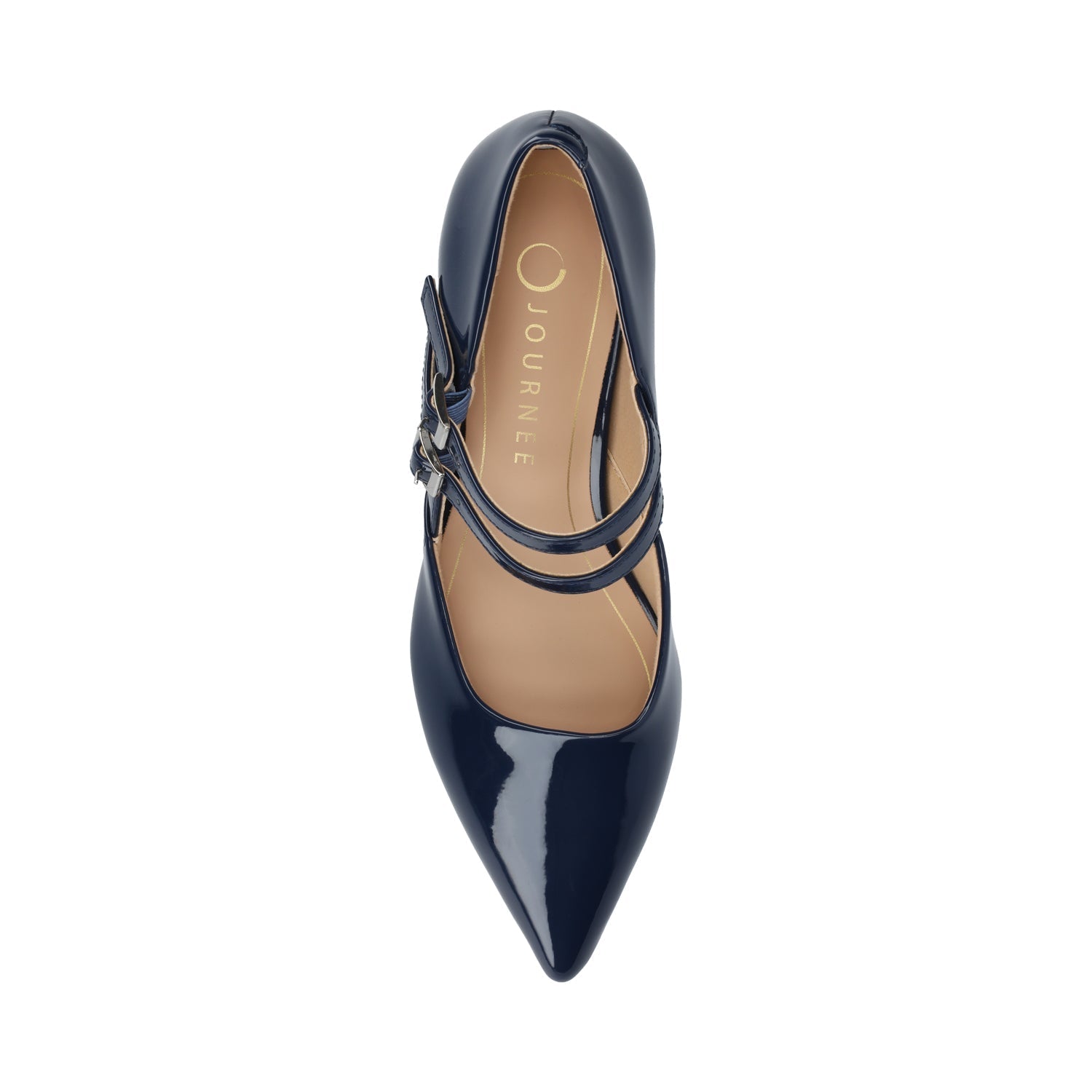 Journee CARNATION MARY JANE PUMPS IN WIDE - Navy