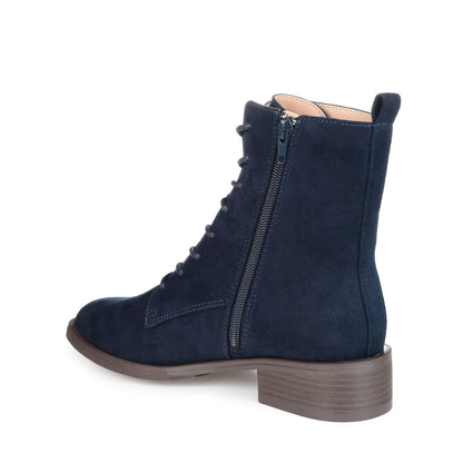 Journee VIENNA COMBAT BOOTIES IN WIDE - Navy
