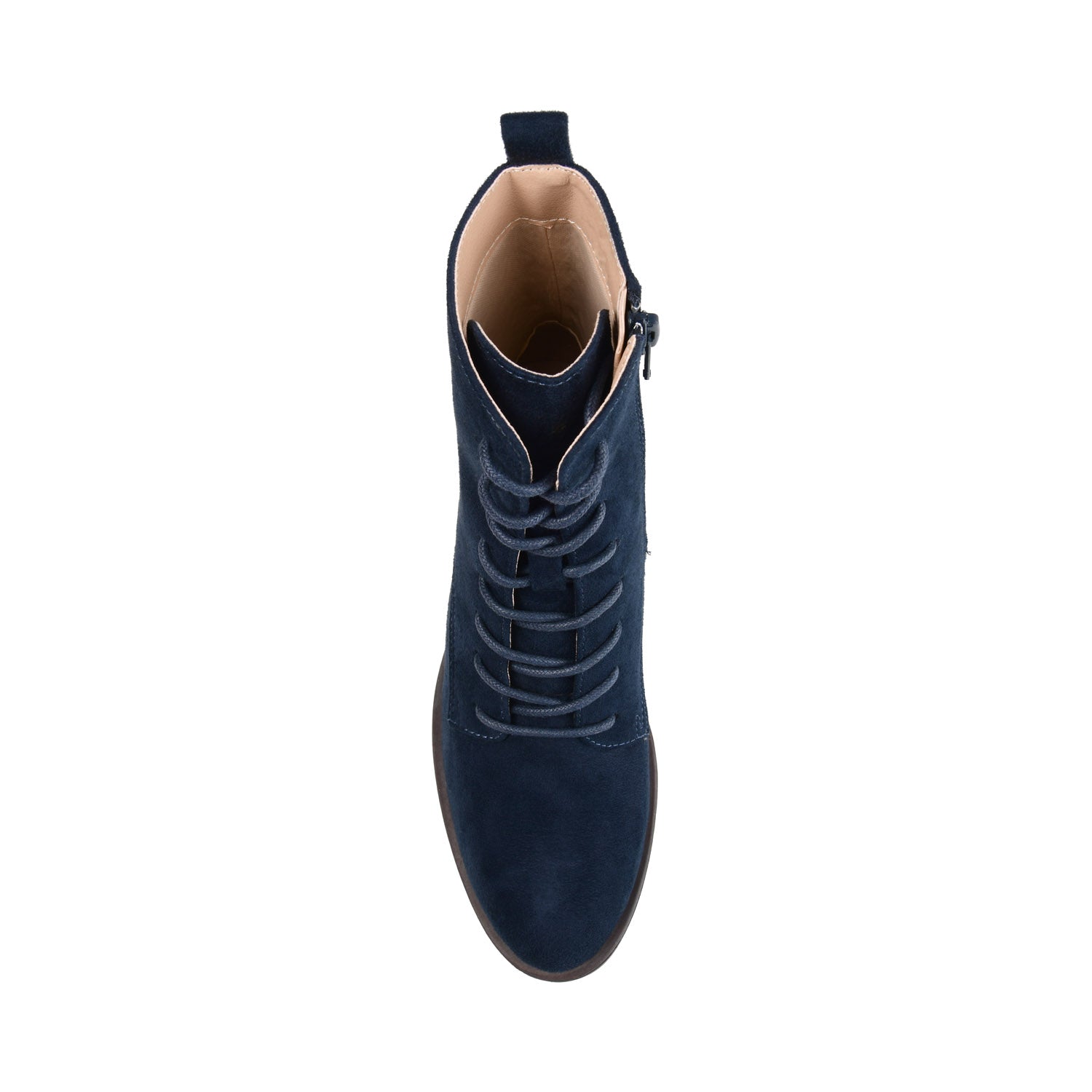 Journee VIENNA COMBAT BOOTIES IN WIDE - Navy