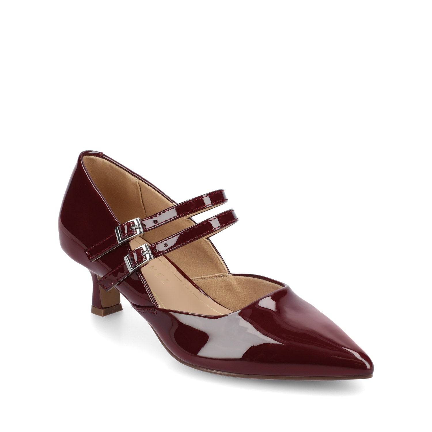 Journee CARNATION MARY JANE PUMPS IN WIDE - Oxblood