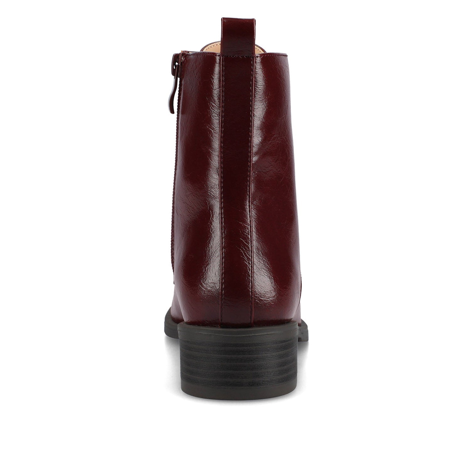 Journee VIENNA COMBAT BOOTIES IN WIDE - Oxblood