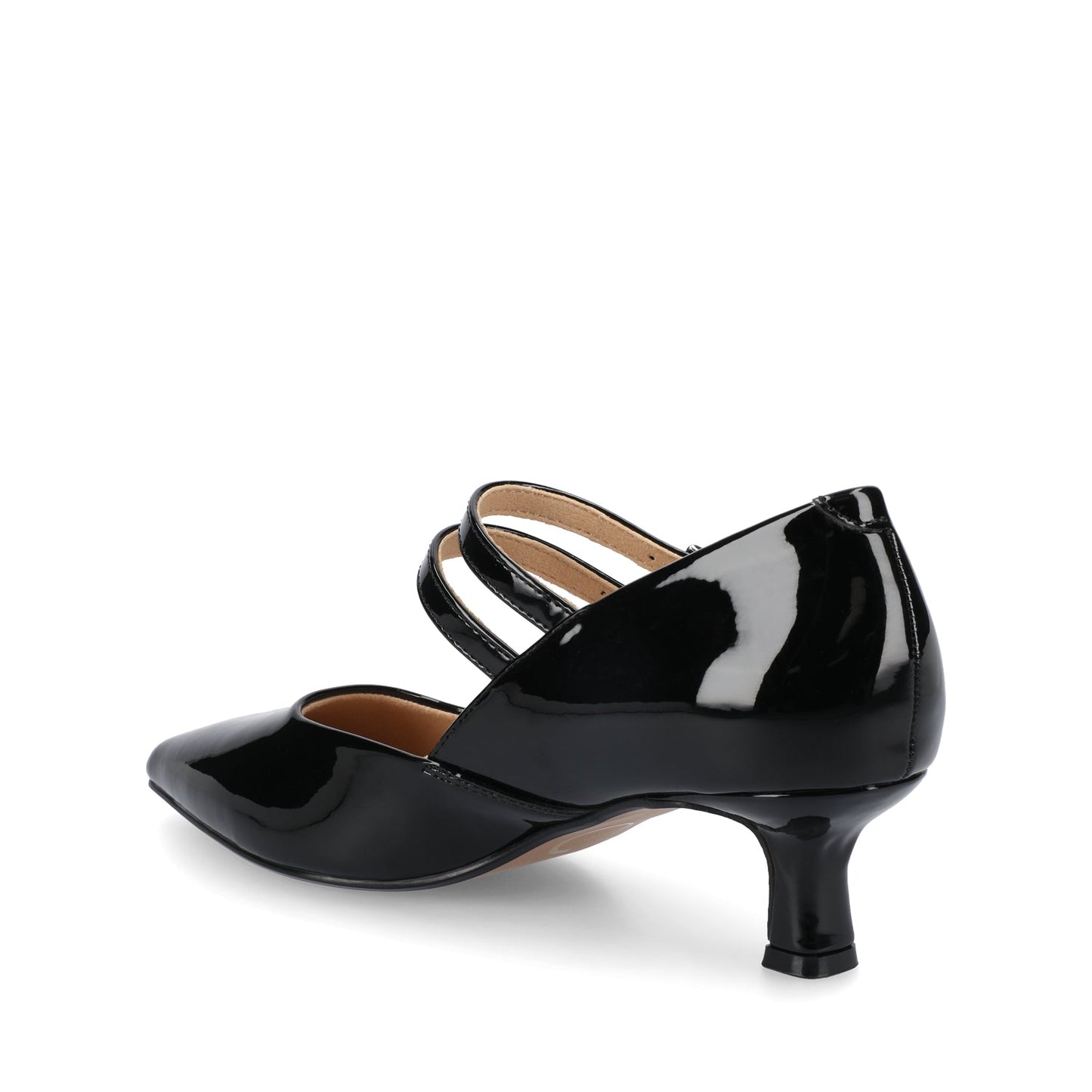 Journee CARNATION MARY JANE PUMPS IN WIDE - Patent Black