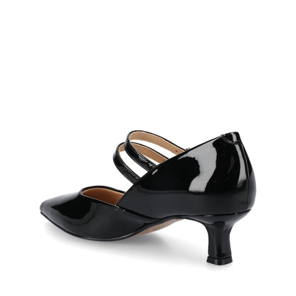 Journee CARNATION MARY JANE PUMPS IN WIDE - Patent Black