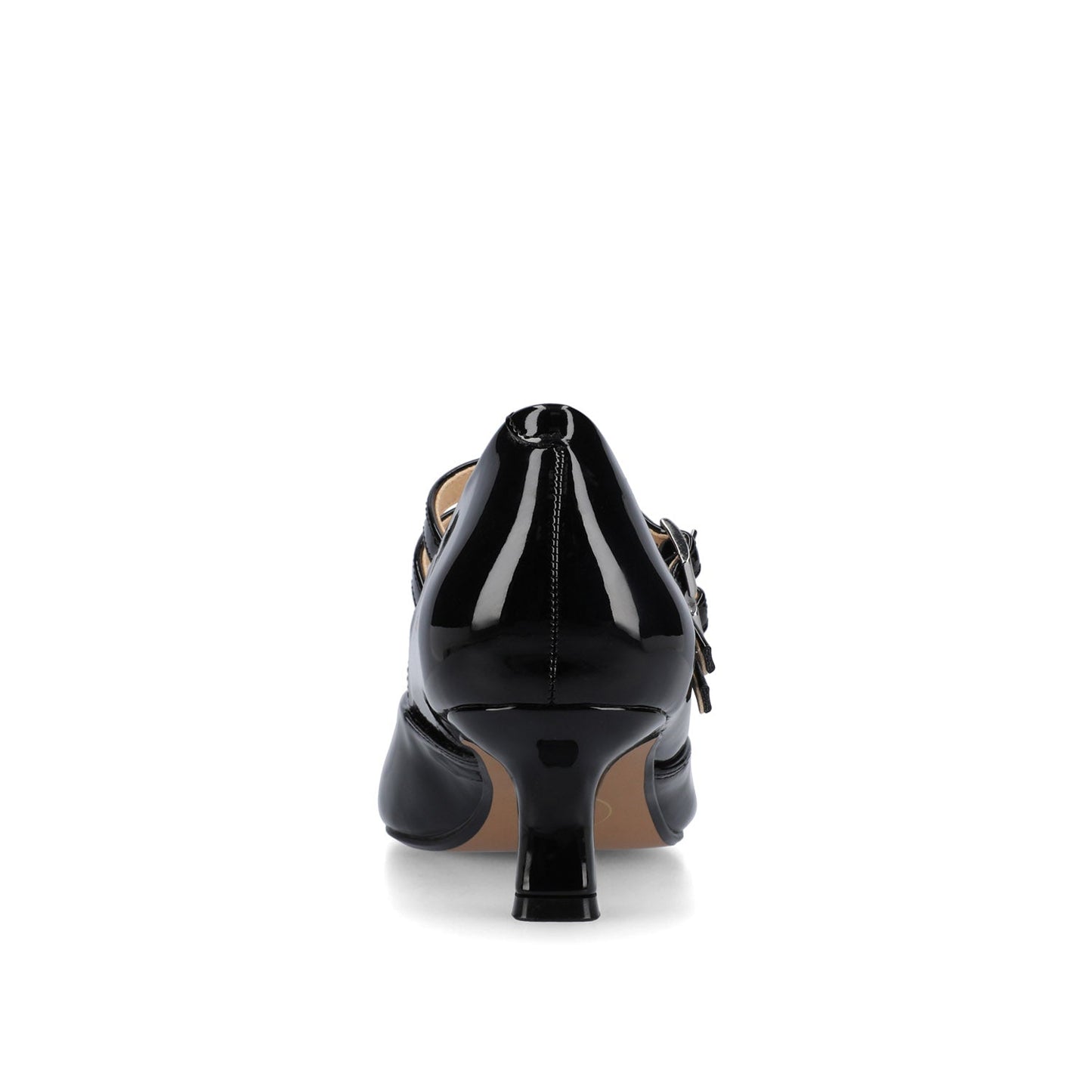 Journee CARNATION MARY JANE PUMPS IN WIDE - Patent Black