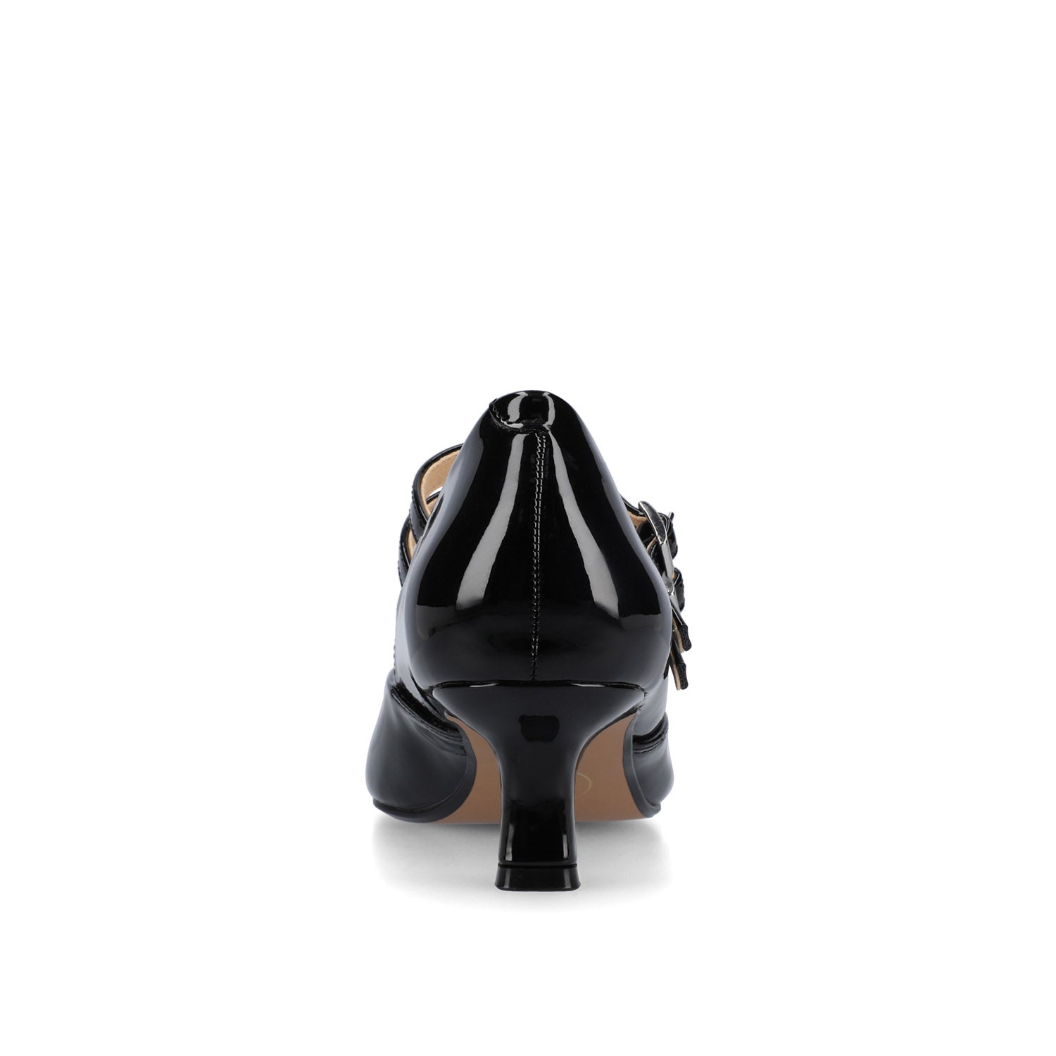 Journee CARNATION MARY JANE PUMPS IN WIDE - Patent Black