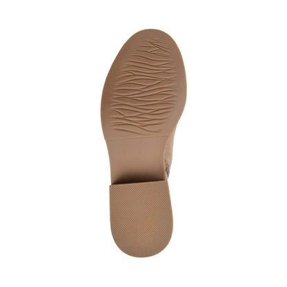 Journee VIENNA COMBAT BOOTIES IN WIDE - Taupe