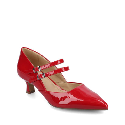 Journee CARNATION MARY JANE PUMPS IN WIDE - Red