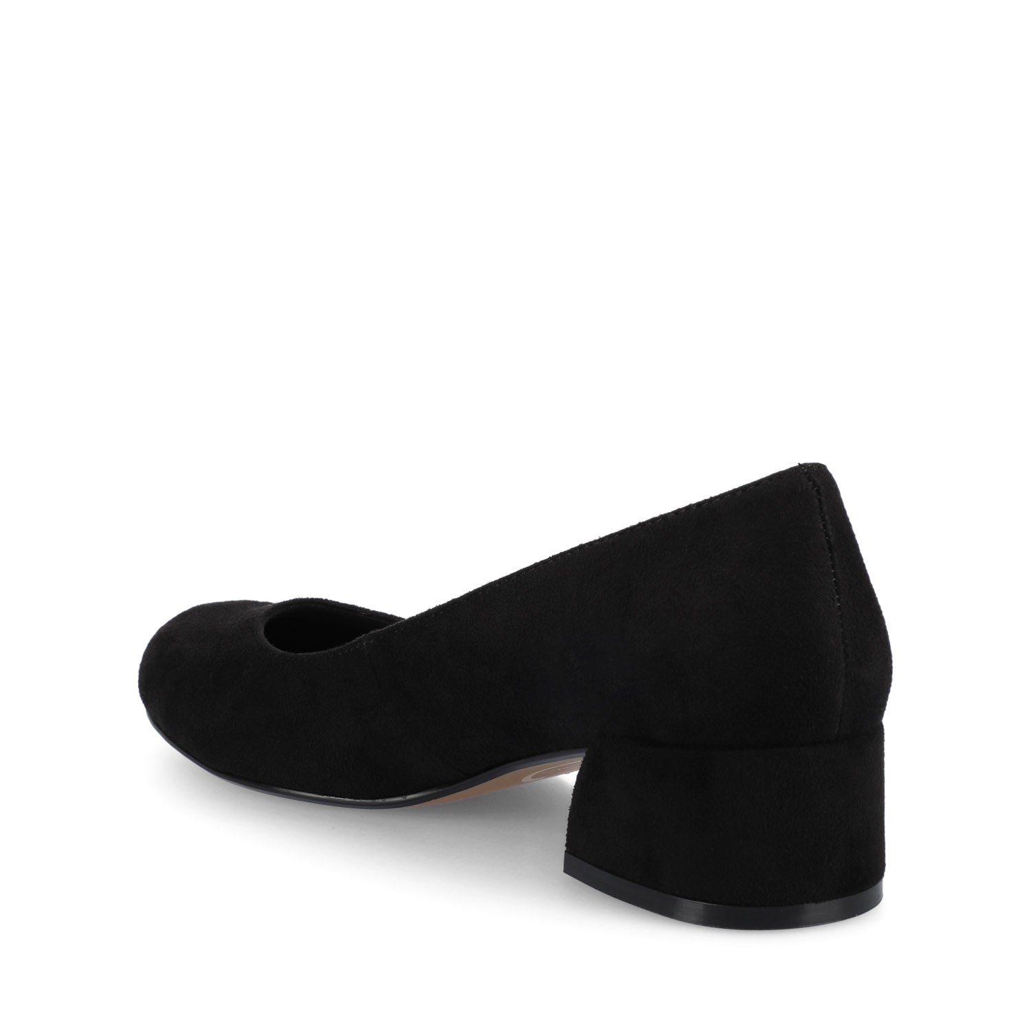 Journee SAAR II LOW PUMP HEELS STATEMENT IN WIDE - Black Suede